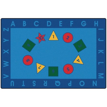 CARPETS FOR KIDS Early Learning Value Rug 6 ft. x 9 ft. CA61988